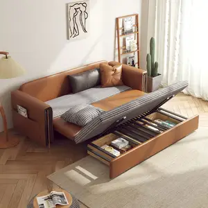 Funktionale Wohnzimmer möbel modernes Design Schlafs ofa mit Stauraum
