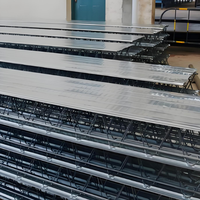 Dalle de plancher en acier galvanisé avec treillis-Tôle de terrasse en métal pour support structurel