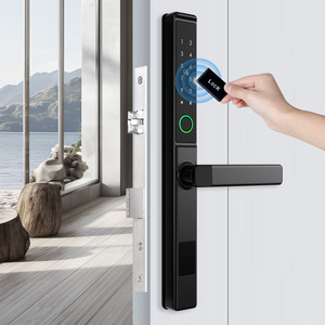 กุญแจล็อคประตูดิจิตอล HanDaily กันน้ำ รองรับ Tuya TTlock สแกนลายนิ้วมือ สำหรับภายนอกอาคาร ใช้การ์ด รองรับ OEM พร้อมรหัสผ่านชั่วคราว - Product Image 3