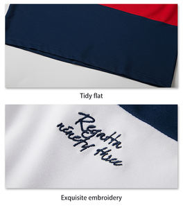 เสื้อโปโลผู้ชายไซส์ใหญ่ ผ้าฝ้ายปักลาย ผลิตในจีน แขนสั้น - Product Image 4