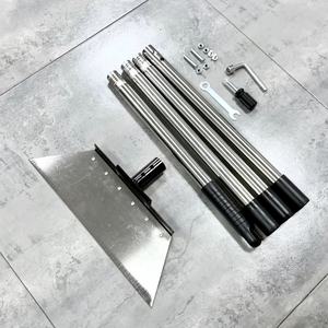 <span class=keywords><strong>Pala</strong></span> para Nieve Multifuncional de Acero al <span class=keywords><strong>Carbono</strong></span> de Alta Resistencia, Ángulo de Hoja de 0°, Mango de Metal, Superficie Resistente al Agua, para Deshierbe y Bordillos de Césped - Product Image 4