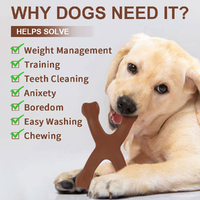 Jouets à mâcher pour chiens personnalisables KINYU, en nylon durable de qualité alimentaire, forme d'os, luxe, pour mâcheurs agressifs, couleur marron, logo personnalisé, couleur personnalisée