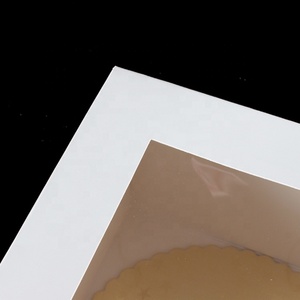 กล่องเค้กใสคุณภาพสูง สีดำ ขนาด 20x30 อะคริลิก ทนน้ำมัน - Product Image 6