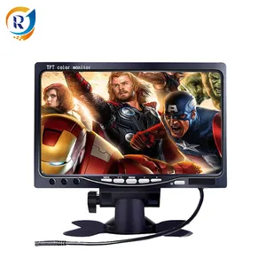 Monitor LCD Mobil, Monitor Layar Mobil TFT 9 10 "dengan Input 2AV 7" Harga Murah