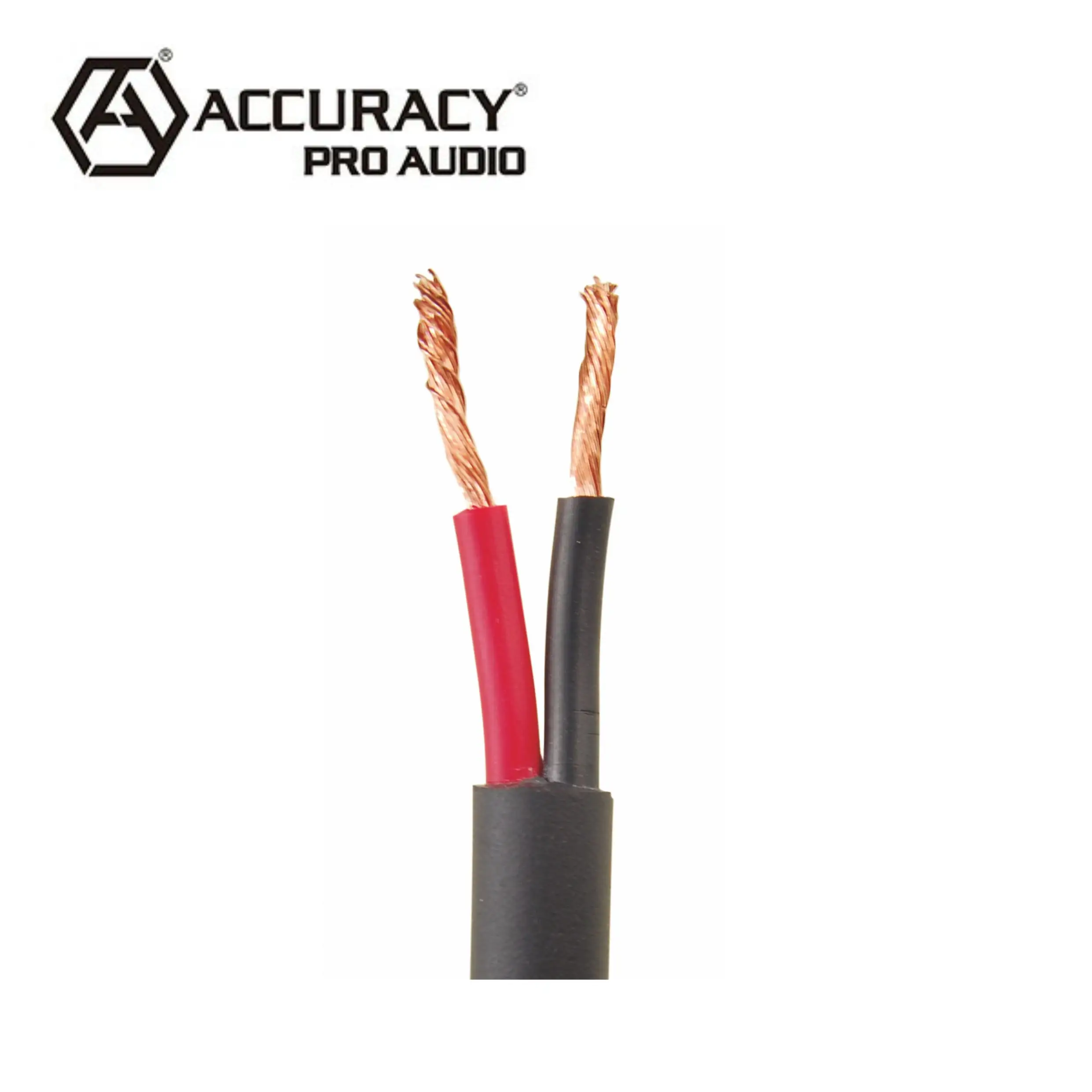 Accuracy Pro Audio S002-100M two cores 2x1.5mm2 OD 6.5mm Loudspeaker Cable Speaker Wire