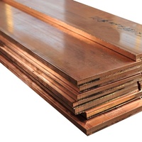Barre de terre en cuivre de haute qualité Barre plate en cuivre coulé Rangée de cuivre pour la décoration