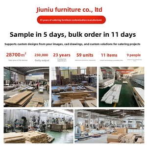 Einfaches Esszimmer- und Café-Tisch-und-Stuhl-Set aus Massivholz für Restaurants, Imbisse, Milchtee-Läden und Cafés mit Kleinen Runden oder Quadratischen Tischen - Product Image 3