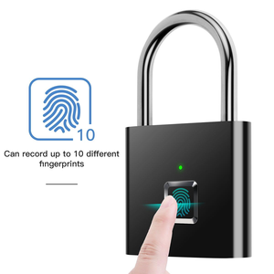 Cadenas intelligent à empreinte digitale avec logo personnalisé, en alliage <span class=keywords><strong>de</strong></span> zinc, rechargeable par USB, pour casiers <span class=keywords><strong>de</strong></span> gym, <span class=keywords><strong>de</strong></span> sport, d'école et <span class=keywords><strong>de</strong></span> personnel - Product Image 2
