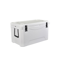 Glacière isotherme portable robuste 115QT en PE réutilisable, orange, pour la conservation des aliments – Vente directe