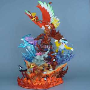 Figura de Anime Pokémoned Trio <span class=keywords><strong>Master</strong></span>, Rey del Viento, Escuadrón de Bestias Sagradas, Juguete de Moda, Regalo, Adorno de Escritorio Extra Grande, Coleccionables - Product Image 4