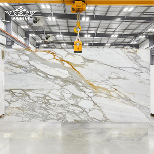 Losas Pulidas de Mármol Calacatta Gold Natural Moderno para Vestíbulo de Hotel GOLDTOP, Encimeras y Proyectos Comerciales - Product Image 2