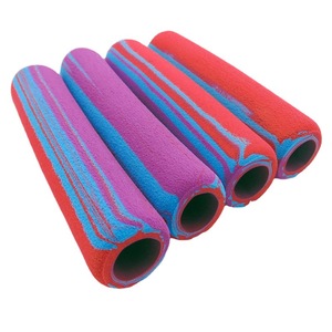 ท่อโฟม NBR EVA อุปกรณ์ออกกำลังกาย โฟมกันลื่น ด้ามจับความหนาแน่นสูง ปลอกหุ้มสีแดงดำ ใช้ได้กับทุกประเภท - Product Image 1