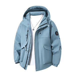 Chaqueta tres en uno personalizada con logo para primavera y otoño, para parejas, a prueba de viento y agua, para montañismo. - Product Image 5