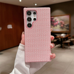 Per Samsung Galaxy tela semplice tessuto Instyle custodia per Samsung S23 Ultra Galaxy <span class=keywords><strong>S22</strong></span> Plus tessuto di peluche <span class=keywords><strong>Cover</strong></span> antiurto - Product Image 2