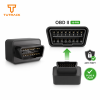 Traceur GPS OBD II 4G 16 broches Plug & Play pour véhicule, localisation en temps réel GPS BDS LBS, géolocalisation, antivol, gestion de flotte