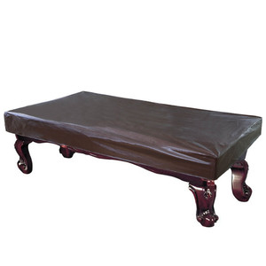 Funda para Mesa de Billar de Cuero PU Negra, Gruesa, a Prueba de Polvo, Estilo Americano - Product Image 5