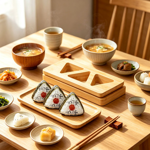 Ensemble de moules à onigiri carrés en bambou écologiques pour la vente en gros – Kit professionnel pour la préparation de <span class=keywords><strong>sushis</strong></span> et de bento à la maison - Product Image 6