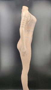 Novance Y1844 Abiti Sexy 2022, Vestito Aderente con Paillettes e Frange, Abito <span class=keywords><strong>Trasparente</strong></span> Estremamente Sexy, Elegante <span class=keywords><strong>Tuta</strong></span> con Paillettes per Feste Serali - Product Image 5