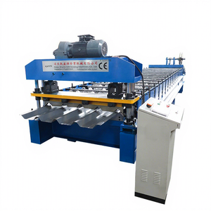 เครื่องขึ้นรูปลอนหลังคาทรงสี่เหลี่ยมคางหมู IBR, อุปกรณ์ขึ้นรูปลอนหลังคาทรงสี่เหลี่ยมคางหมู, การผลิตกระเบื้องหลังคาโลหะ - Product Image 1