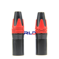 Connecteur de câble Xlr mâle 3 pôles de qualité supérieure pour Neutrik avec boîtier en nickel et contacts argentés