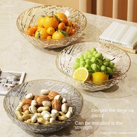 ZB9008 Design Fruitplateau, Woonkamer, Licht Luxe Fruitplateau, Simpel en Modieus PET Noten Snoep, Gedroogd Fruitplateau