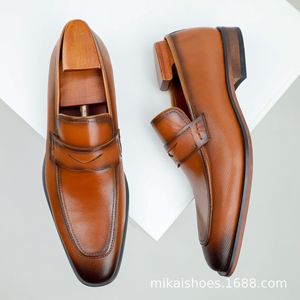 Chaussures habillées en cuir véritable pour homme, résistantes à l'eau, chaussures de bureau formelles, chaussures de mariage, oxfords - Product Image 6