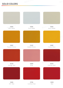 Échantillon gratuit de panneau en aluminium nid d'abeille recouvert de PVDF, taille personnalisée, panneau de bardage en aluminium pour systèmes de murs-rideaux - Product Image 4