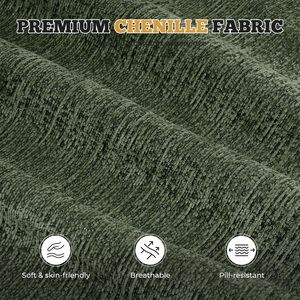 Modern L-Shaped Modular Sofa Bed with Chenille Cover Sponge-Filled Convertible Design Durable Eco-Friendly for Hotel Use - Product Image 2