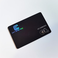 Cktrfd – nouveau Logo personnalisé coloré noir mat NFC cartes Business Pvc PVC cartes NFC Pvc