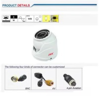 Lentes de Visión Nocturna CMOS Mini OEM ODM con LED IR, Alta Sensibilidad, para Sistemas de Seguridad Interiores y Exteriores, Blanco y Negro