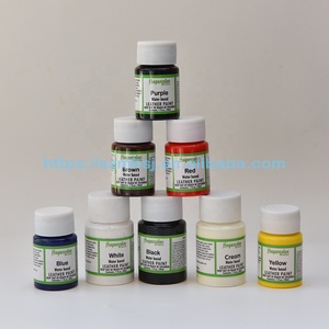 Commercio all'ingrosso di migliore qualità a base di acrilico vernice in <span class=keywords><strong>pelle</strong></span> rossa, colorante in <span class=keywords><strong>pelle</strong></span>, preparazione e finisher 30ml vernice <span class=keywords><strong>per</strong></span> la <span class=keywords><strong>pelle</strong></span> - Product Image 2