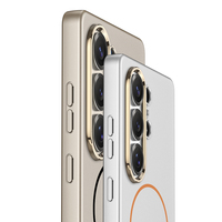 Funda Protectora para Teléfono con Carga Inalámbrica, Material de PC Simple, Protección de 360 Grados con Cubierta para Cámara, para S25/S26 Ultra