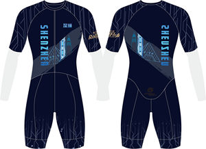 Uniforme de Patinaje de Velocidad con Estampado por Sublimación, Diseño Personalizado, Ropa Deportiva Transpirable de Poliéster para Competencia y Entrenamiento Diario - Product Image 6
