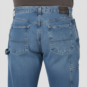 Baggi กางเกงยีนส์ขาสั้นสีดำมีกระเป๋าสำหรับผู้ชายใหม่ฤดูร้อน - Product Image 1