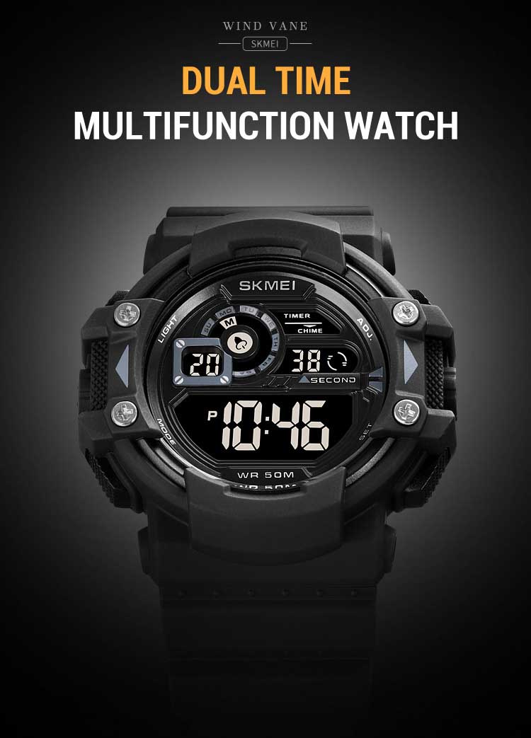 SKMEI 1778 высококачественные мужские цифровые часы из Гуанчжоу, крутые водонепроницаемые японские светящиеся часы с механизмом, хронограф, наружные ручные часы