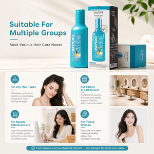 Champú de Gardenia <span class=keywords><strong>Profesional</strong></span> OEM/ODM para Fortalecer el Cabello, Champú Voluminizador de Limpieza Profunda, Suministro al por Mayor de Marca Privada - Product Image 3