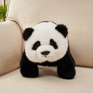 Peluche de <span class=keywords><strong>Mapache</strong></span> Panda de Alta Calidad, Color Brillante, Felpa Larga, Decoración para Abrazar, Relleno de Algodón PP para Cumpleaños - Product Image 2