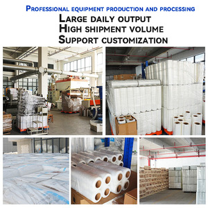 ฟิล์มพลาสติกใส ฟิล์มห่อหุ้ม 4 ซม. ถึง 100 ซม. สำหรับบรรจุภัณฑ์อาหาร พาเลทโลจิสติกส์ ความโปร่งใสสูง พื้นผิวเรียบ - Product Image 3