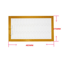 Couverture chauffante pour siège de voiture, coussin chauffant double siège, contrôle du thermostat à 3 niveaux, matériau en fibre d'alliage, design luxueux, 4 éléments chauffants