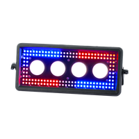 NOUVEAU Projecteur LED COB Matrix 4 Yeux 200W RGBW Stroboscope DMX512 Activé par le son 1-25Hz Effet Cheval Lumières DJ/Disco/Scène 6000K