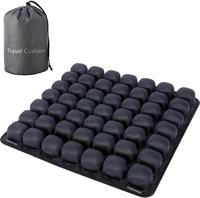 Coussin de siège gonflable ergonomique, portable, réglable, antidérapant, soulagement de la pression pour le bureau, la voiture, le fauteuil roulant, les longues périodes assises