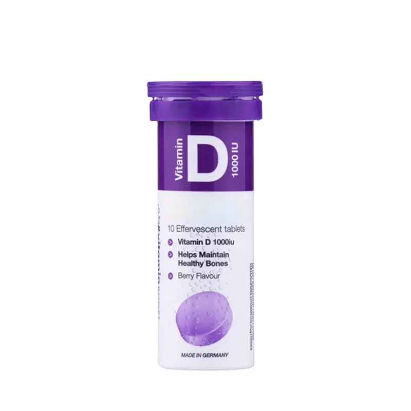 OEM/ODM Immune Boost Vitamin D3 Brause tabletten Boost Calcium absorbieren Vitamin D3 Brause tabletten