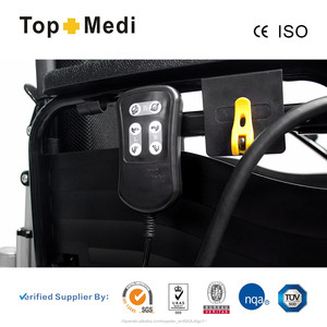 Topmedi Yatan Highback Mobility Ucuz Fiyat Çelik Güç Elektrikli Tekerlekli Sandalye Engelliler için - Product Image 2