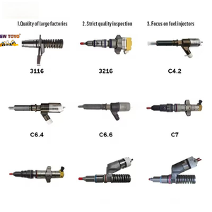 127-8218หัวฉีดน้ำมันดีเซลสำหรับ3116ชิ้นส่วนเครื่องจักรก่อสร้างรถขุด100% ใหม่ - Product Image 6
