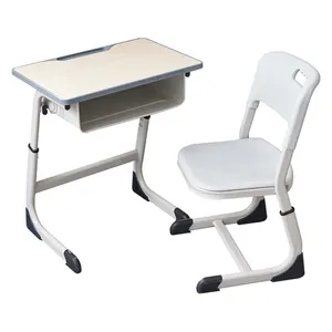 China Wholesale Educational Furniture Middle School Desks And Chairs