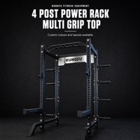 Cage de musculation avec barre de traction et supports de rangement pour plaques, pour usage domestique, commercial, en salle de sport, en studio ou comme équipement d'entraînement fitness