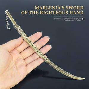 Jouet en métal Cosplay même jeu Merch jeu épée périphérique 22CM Katana porte-clés - Product Image 4