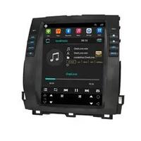 Lecteur DVD de voiture 9,7 pouces, écran tactile Android, navigation GPS, autoradio, autoradio de style Tesla pour Toyota Prado Lexus Gx470