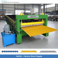 Machine de fabrication de tuiles de toiture en métal et de tôles ondulées NaiGu, équipement de formage de tôles en fer à vendre