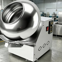 Machine de revêtement électrique automatique commerciale ZONELINK pour chocolat, amandes, noix, sucre - Facile à utiliser 220V